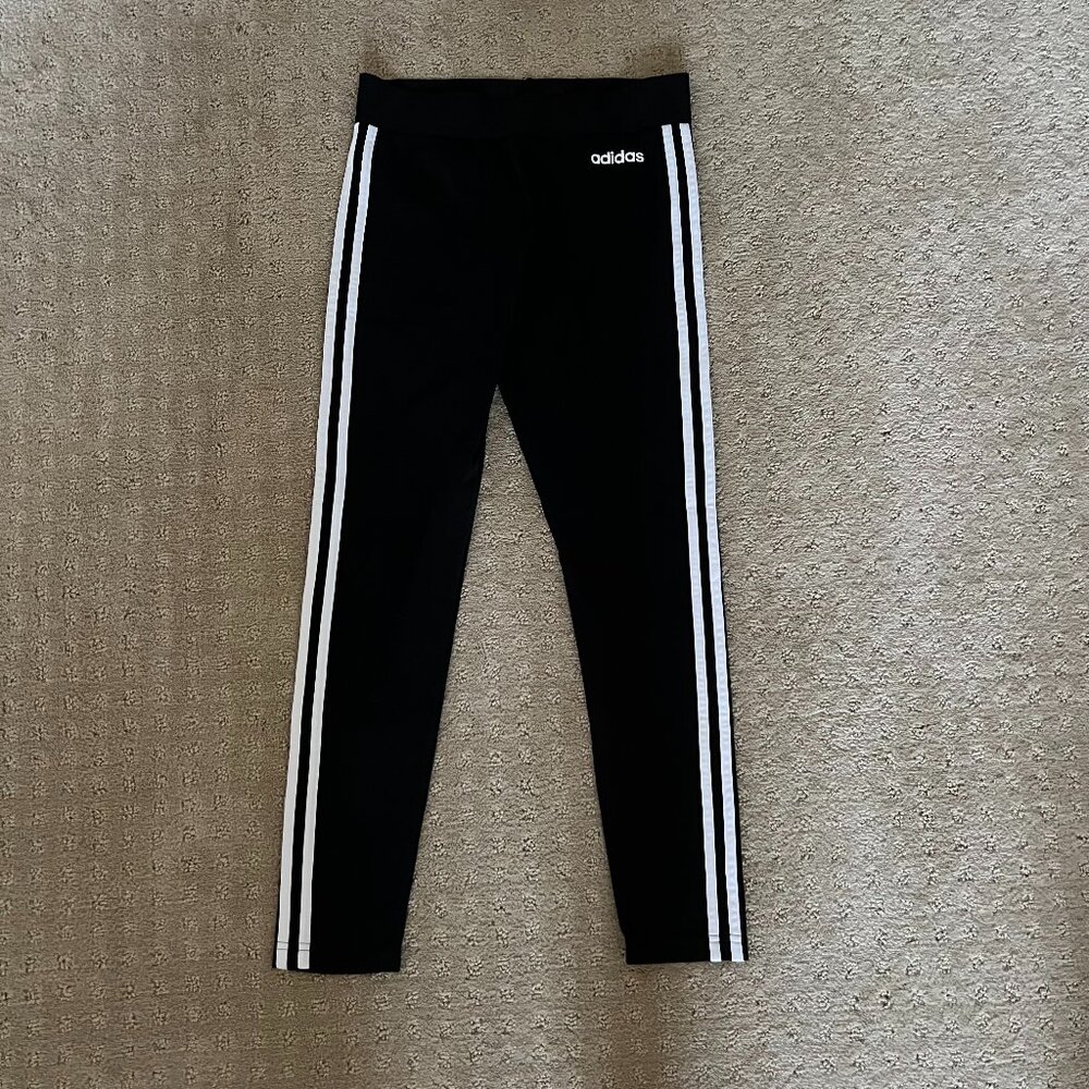 adidas 3-stripes black leggings